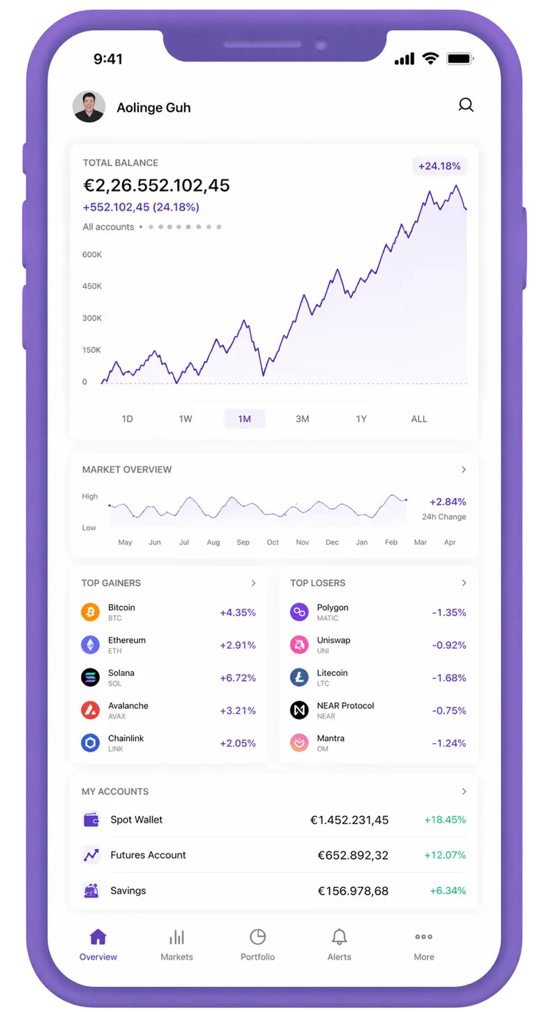 Nourévalise trading app